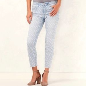 LC Lauren Conrad skinny Ankle Jeans